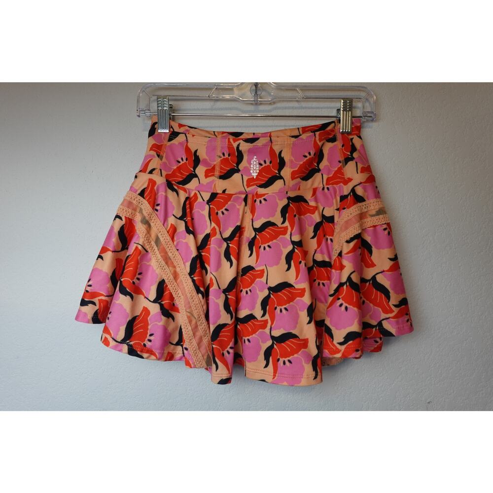 FP Movement Pleats & Thank You Skort in Pink/Orange size small - Picture 3 of 6
